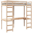 Hemsengramme Naturfarvet 90 x 190 cm Massiv fyrretræ