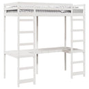 Hemsengramme Hvid 90 x 190 cm Massiv fyrretræ
