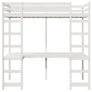 Hemsengramme Hvid 90 x 190 cm Massiv fyrretræ
