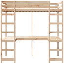 Hemsengramme Naturfarvet 75 x 190 cm Massiv fyrretræ