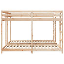 Trippel køjesengramme Naturfarvet 80 / 200 x 200 cm
