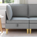 Sofa med opbevaring Stof
