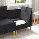 Sofa med opbevaring Stof