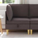 Sofa med opbevaring Stof