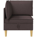 Sofa med opbevaring Stof