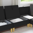 Sofa med opbevaring Stof