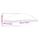 Vinter pool pude Blå 380 x 180 x 140 cm PVC