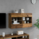 TV vægskab Gammelt træ 98,5 x 30 x 60,5 cm Konstrueret træ