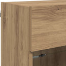 TV vægskab Artisan Egetræ 98,5 x 30 x 60,5 cm Konstrueret træ