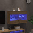 TV vægskab Artisan Egetræ 98,5 x 30 x 60,5 cm Konstrueret træ