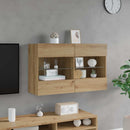 TV vægskab Artisan Egetræ 98,5 x 30 x 60,5 cm Konstrueret træ