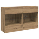 TV vægskab Artisan Egetræ 98,5 x 30 x 60,5 cm Konstrueret træ