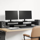 Monitor Stativ Sort 100 x 27 x 15 cm Konstrueret træ