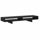 Monitor Stativ Sort 100 x 27 x 15 cm Konstrueret træ