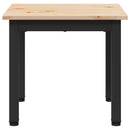 Sofabord Naturfarvet 40 x 40 x 36 cm Massiv fyrretræ