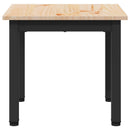 Sofabord Naturfarvet 40 x 40 x 36 cm Massiv fyrretræ