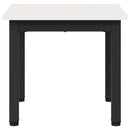 Sofabord Hvid 40 x 40 x 36 cm Massiv fyrretræ