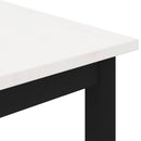 Sofabord Hvid 50 x 50 x 36 cm Massiv fyrretræ