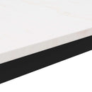 Sofabord Hvid 60 x 30 x 36 cm Massiv fyrretræ