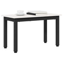 Sofabord Hvid 60 x 30 x 36 cm Massiv fyrretræ
