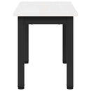 Sofabord Hvid 60 x 30 x 36 cm Massiv fyrretræ