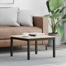 Sofabord Naturfarvet 60 x 60 x 36 cm Massiv fyrretræ