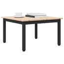 Sofabord Naturfarvet 60 x 60 x 36 cm Massiv fyrretræ