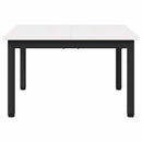 Sofabord Hvid 60 x 60 x 36 cm Massiv fyrretræ