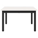 Sofabord Hvid 60 x 60 x 36 cm Massiv fyrretræ