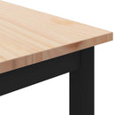 Sofabord Naturfarvet 60 x 50 x 36 cm Massiv fyrretræ