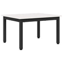Sofabord Hvid 60 x 50 x 36 cm Massiv fyrretræ