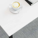 Sofabord Hvid 70 x 50 x 36 cm Massiv fyrretræ
