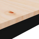 Sofabord Naturfarvet 100 x 50 x 45 cm Massiv fyrretræ