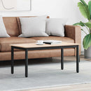 Sofabord Naturfarvet 100 x 50 x 45 cm Massiv fyrretræ