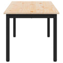 Sofabord Naturfarvet 100 x 50 x 45 cm Massiv fyrretræ