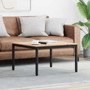 Sofabord Naturfarvet 80 x 80 x 45 cm Massiv fyrretræ