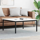 Sofabord Hvid 100 x 100 x 45 cm Massiv fyrretræ