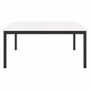 Sofabord Hvid 100 x 100 x 45 cm Massiv fyrretræ