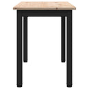 bænk Naturfarvet 80 x 35 x 45 cm Massiv fyrretræ