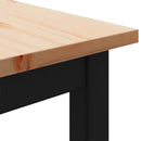 bænk Naturfarvet 110 x 35 x 45 cm Massiv fyrretræ