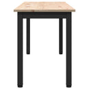 bænk Naturfarvet 110 x 35 x 45 cm Massiv fyrretræ
