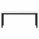 bænk Hvid 110 x 35 x 45 cm Massiv fyrretræ