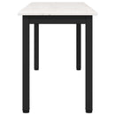 bænk Hvid 110 x 35 x 45 cm Massiv fyrretræ