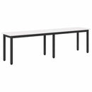 bænk Hvid 160 x 35 x 45 cm Massiv fyrretræ