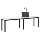 bænk Hvid 160 x 35 x 45 cm Massiv fyrretræ