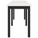 bænk Hvid 160 x 35 x 45 cm Massiv fyrretræ