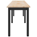bænk Naturfarvet 200 x 35 x 45 cm Massiv fyrretræ