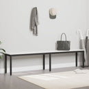 bænk Hvid 200 x 35 x 45 cm Massiv fyrretræ