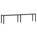bænk Hvid 200 x 35 x 45 cm Massiv fyrretræ