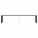 bænk Hvid 200 x 35 x 45 cm Massiv fyrretræ
